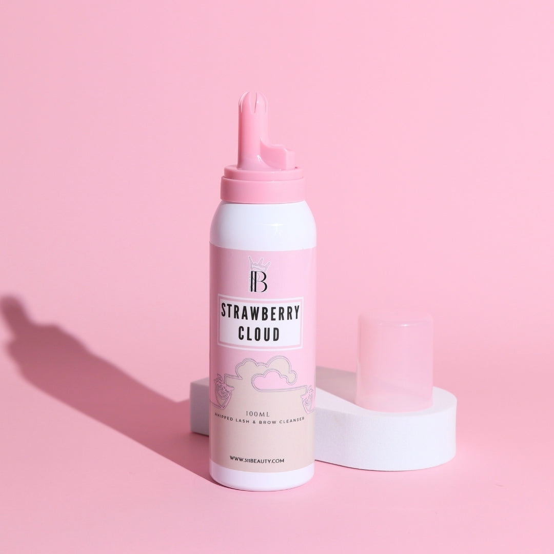 311 Beauty Strawberry Cloud Whipped Lash Cleanser