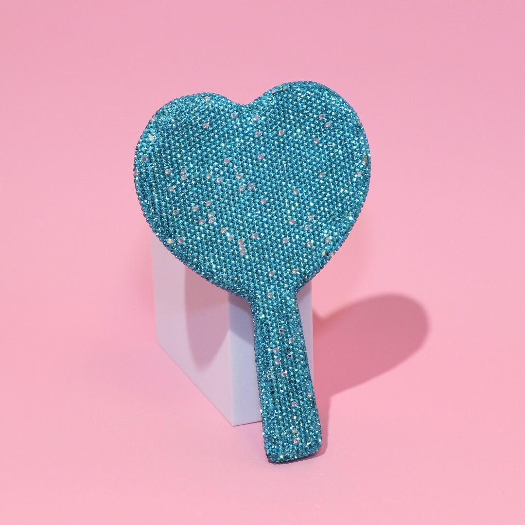 Bling Heart Client Mirror