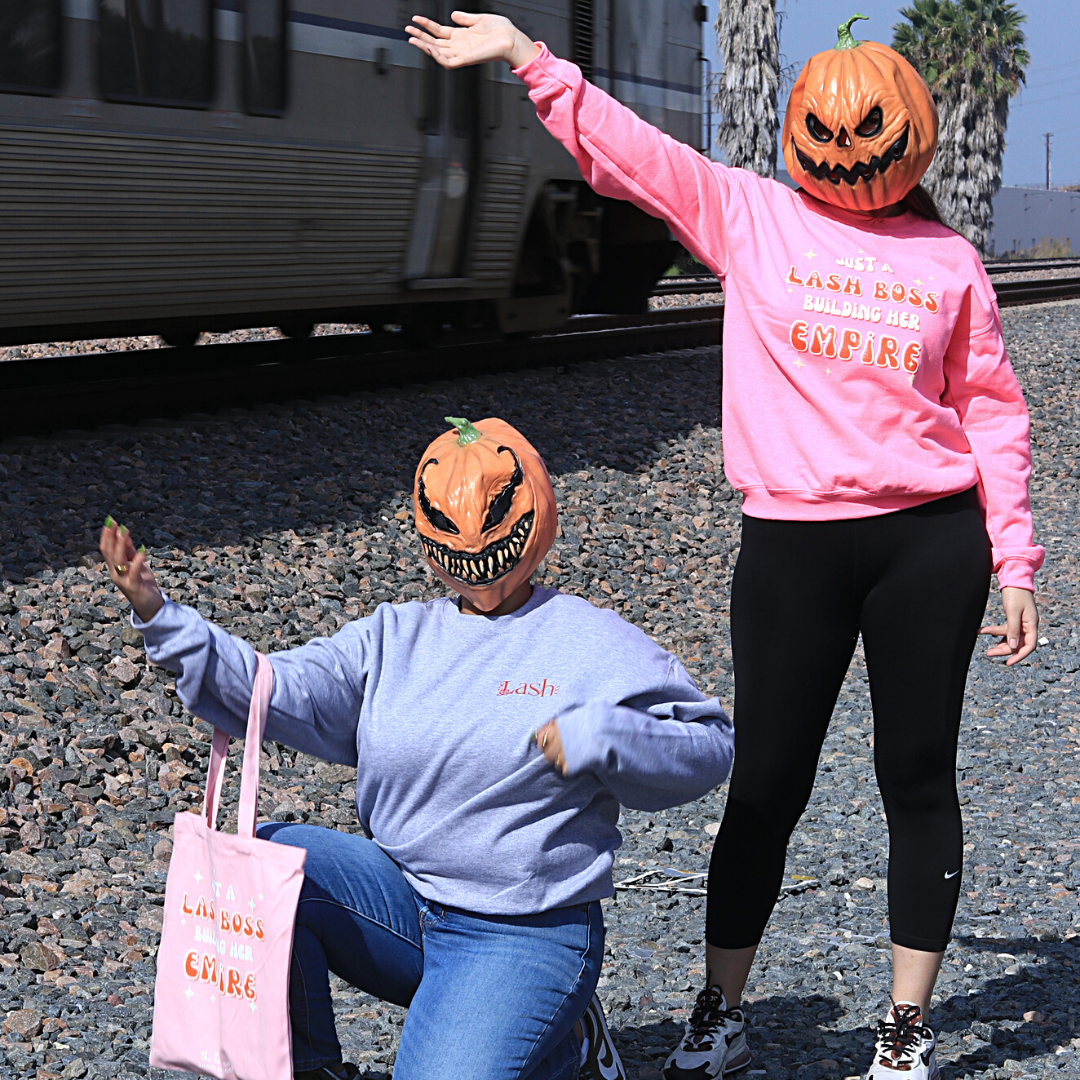 Hot Pink Lash Boss Crewneck Sweater