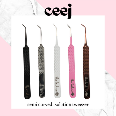 CEEJ Semi Curved Isolation Tweezer