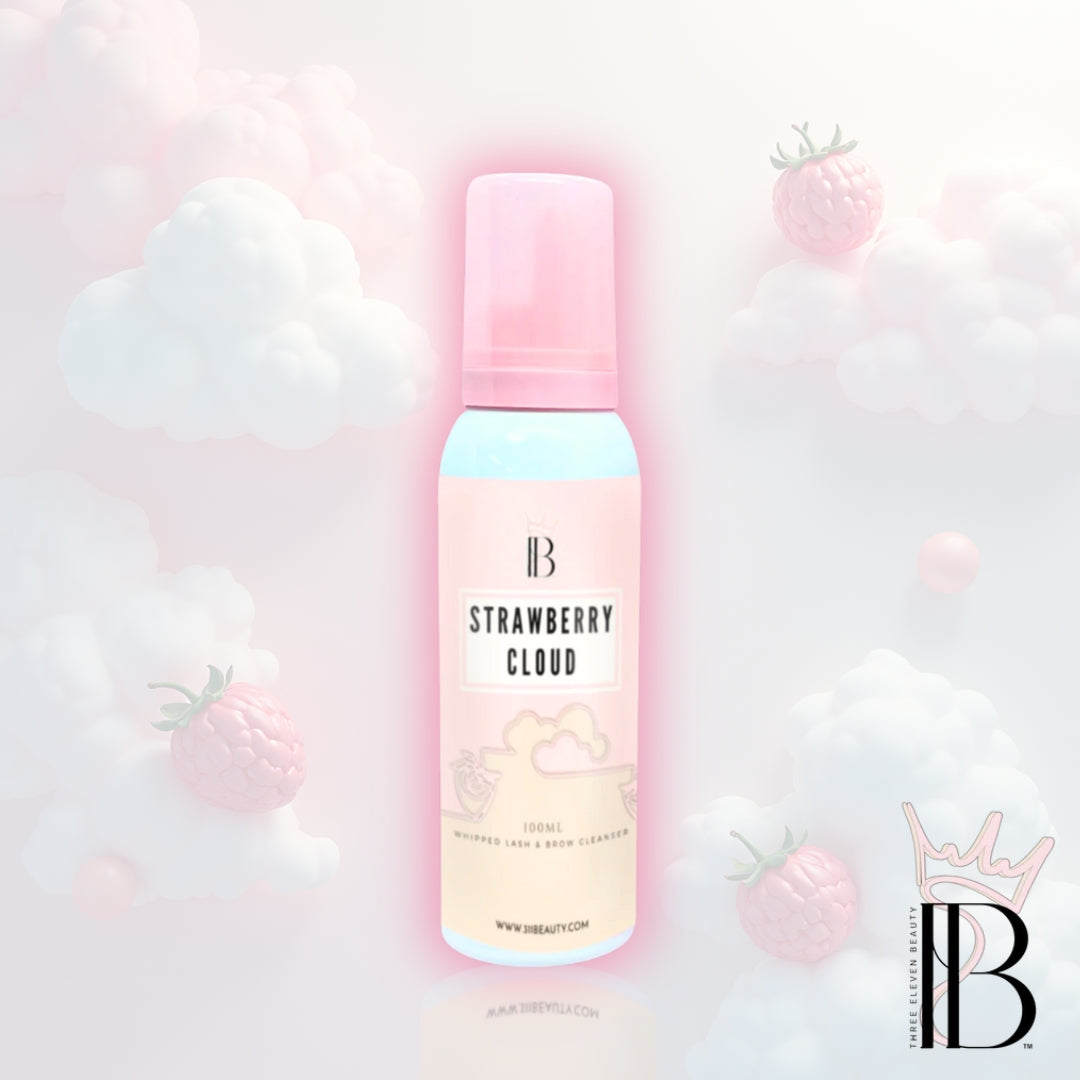 311 Beauty Strawberry Cloud Whipped Lash Cleanser