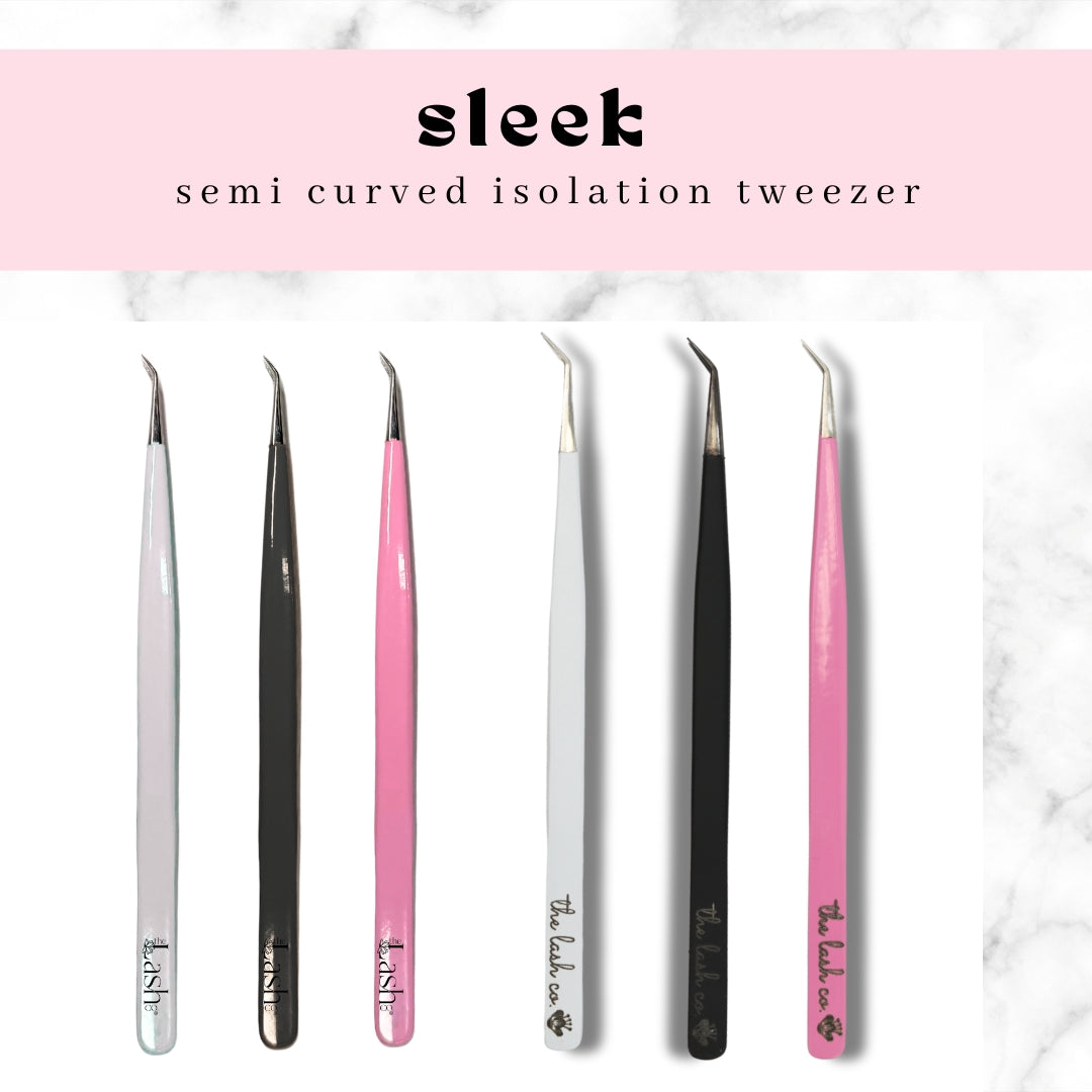 Sleek XL Isolation Tweezers |SLEEK XL Semi Curved Isolation
