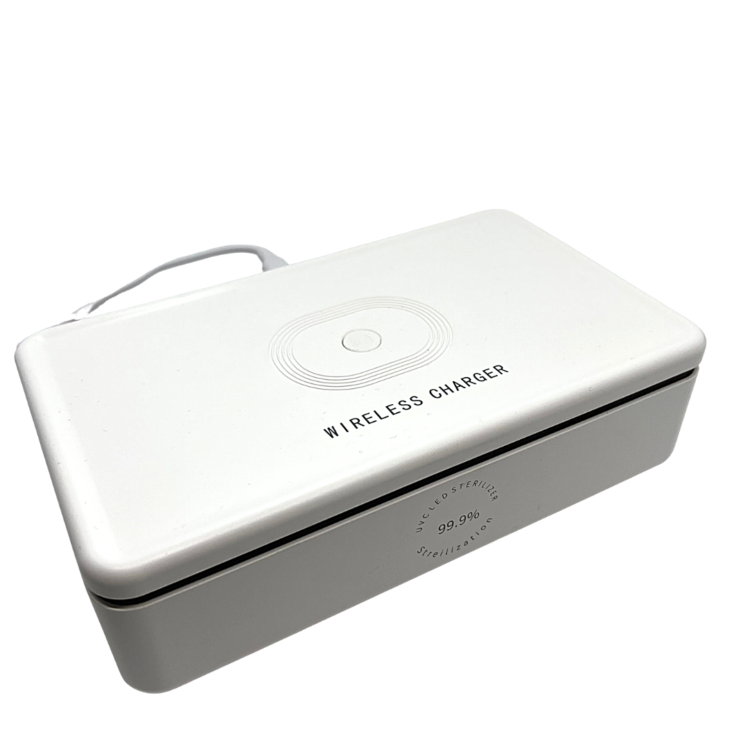 UV Light Cell Phone Sterilizer Box with Wireless Charger and Aromatherapy  Function