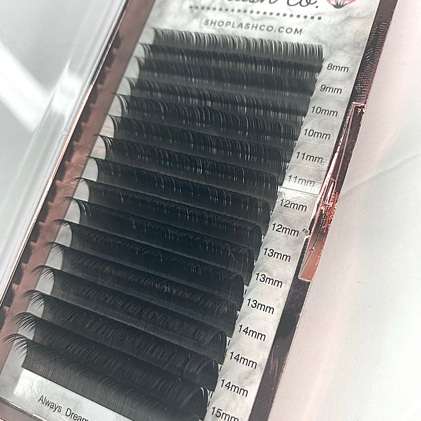 Flat Classic Lash Trays - 0.15 Diameter