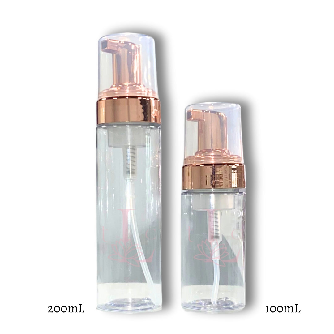 Clear Large Foam Pump Bottles