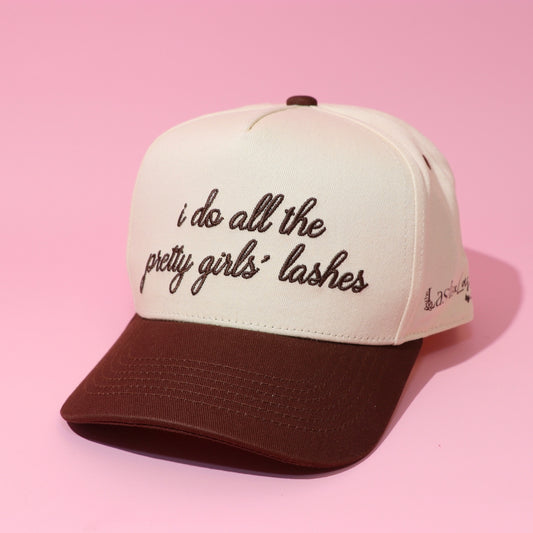 I Do All The Pretty Girls' Lashes Hat x Lashes By Anaisa