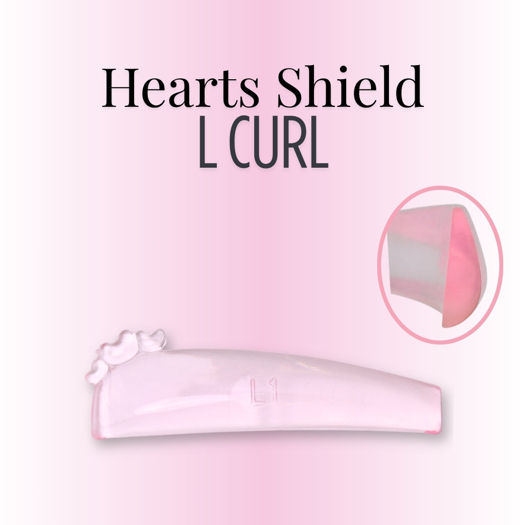 Hearts Lash Lift Shields (L Curl)