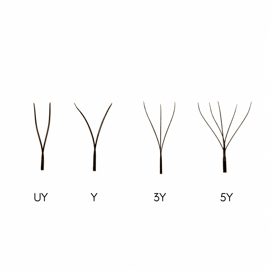 Dark Brown Fairy Lash Trays - YY