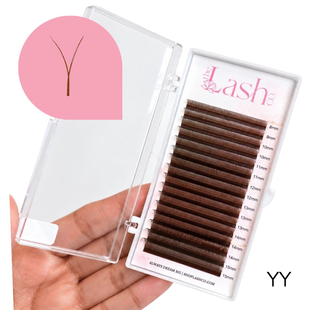 Dark Brown Fairy Lash Trays - YY