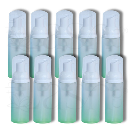 60ML Ombre Green Foam Pump Bottles