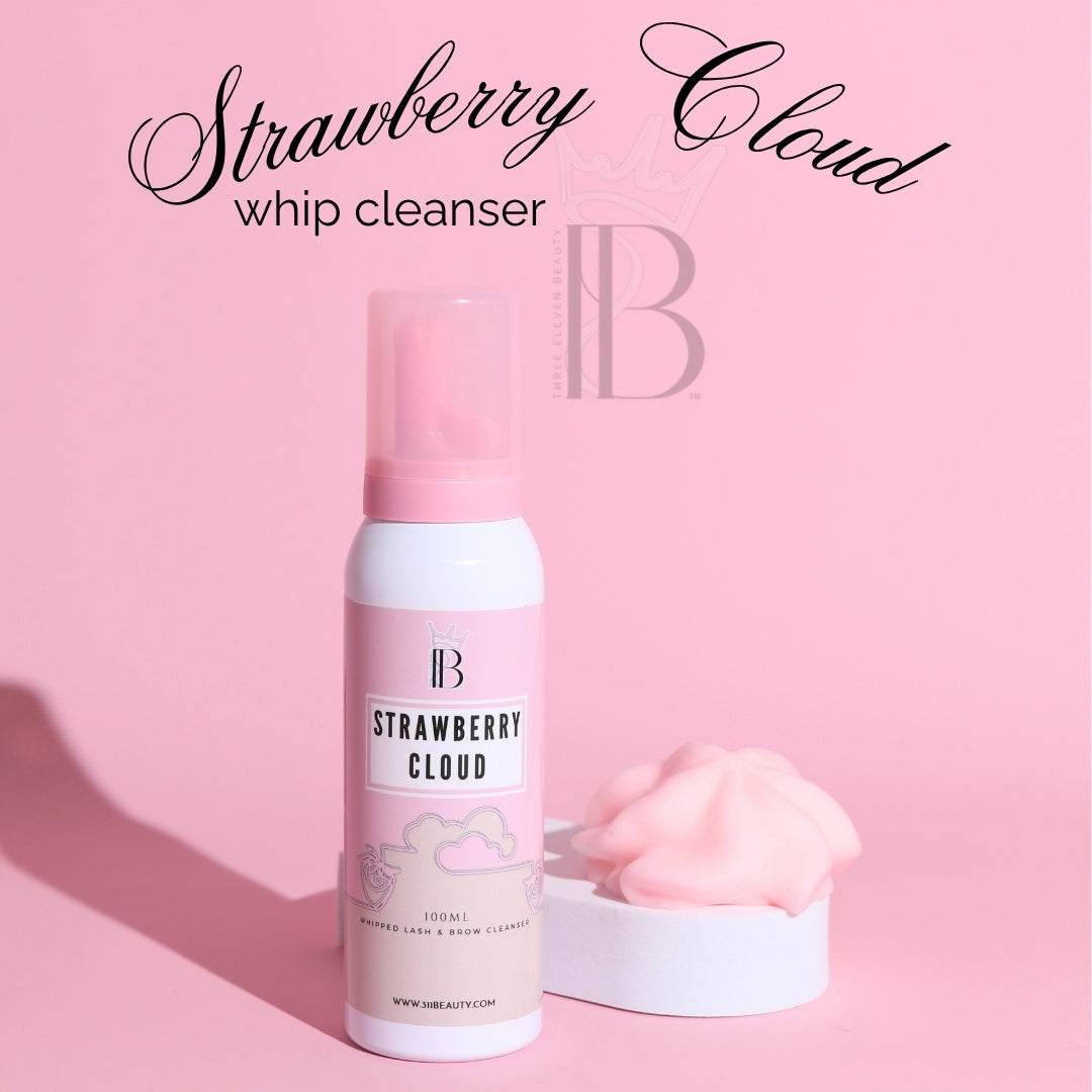 311 Beauty Strawberry Cloud Whipped Lash Cleanser