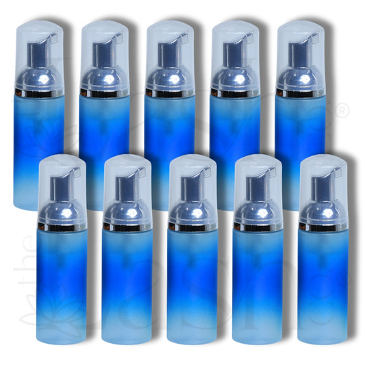 60ML Ombre Blue Foam Pump Bottles