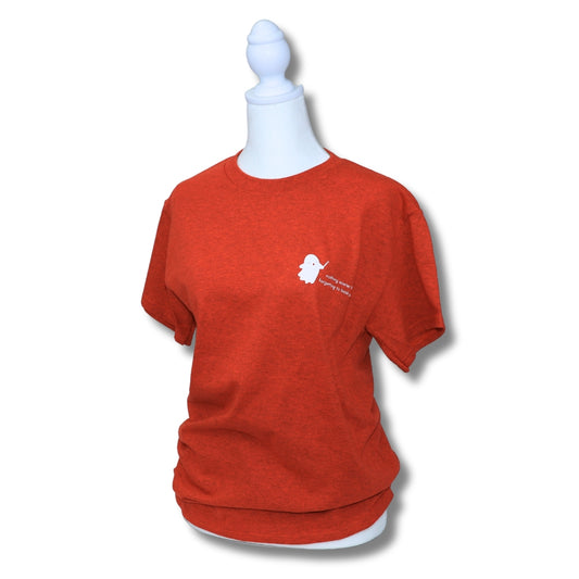 "Nothing Scarier than Forgetting to Book Your Fill" Burnt Orange T-shirt