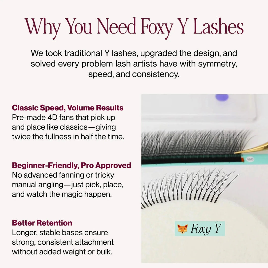 Lashbox LA Foxy Y Lashes 0.07