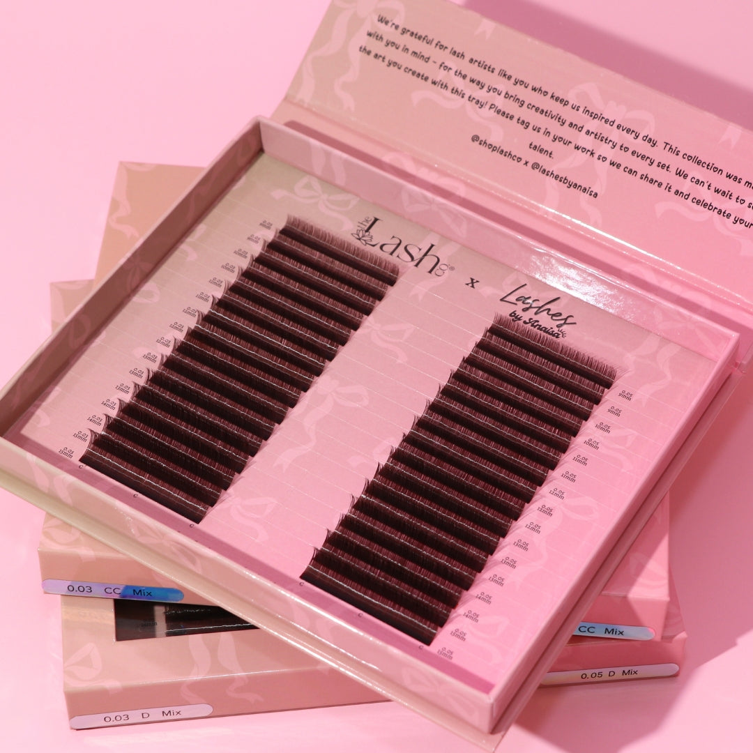 Dark Brown Collection X Lashes By Anaisa XL Tray