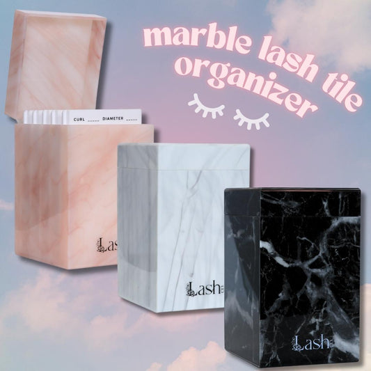 Marble Lash Tile Organizer