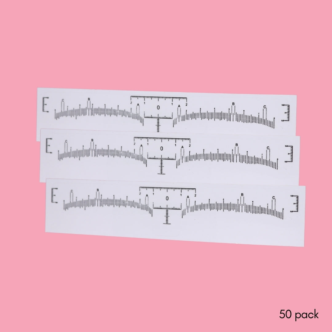 Brow Ruler Sticker for Mapping