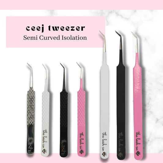 CEEJ Semi Curved Isolation Tweezer