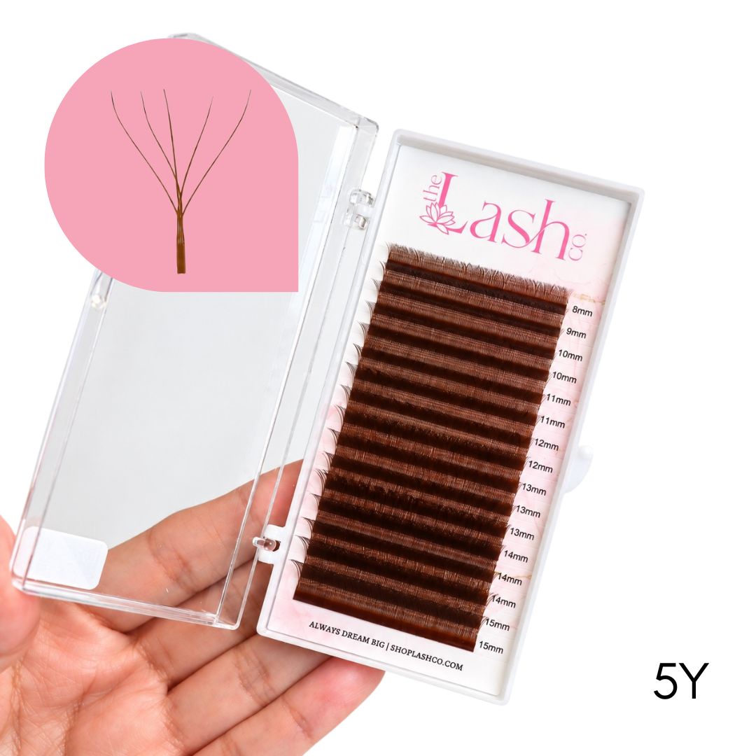 Dark Brown Fairy Lash Trays - YY