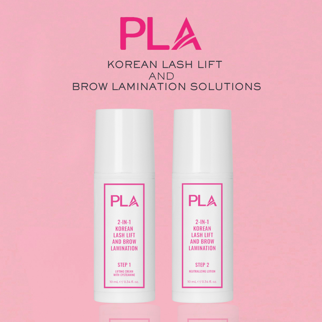 PLA 2 in 1 Korean Lash Lift and Brow Lamination Solutions