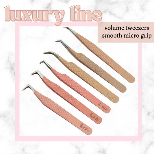 Luxury Volume Tweezers with Smooth Micro Grip