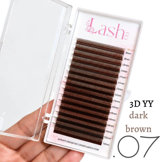 Dark Brown 3D (3Y Lash Trays