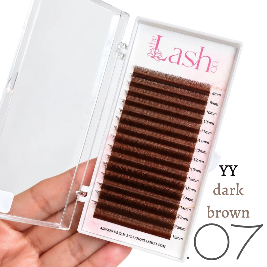 Dark Brown YY Lash Trays