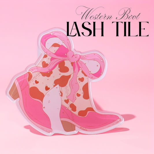 Western Boot Lash Tile