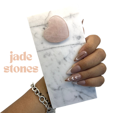 Jade Stone Glue Holder