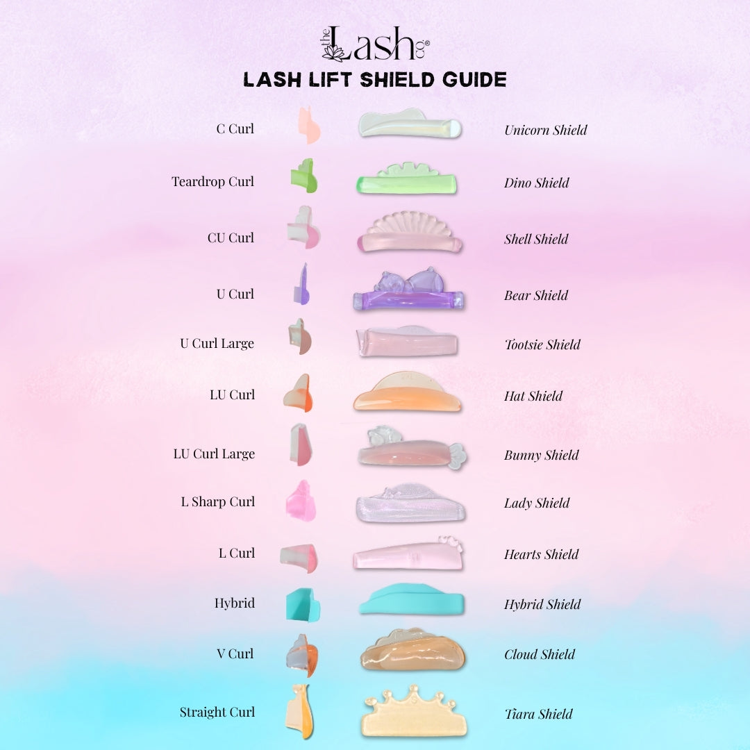 Lady Lash Lift Shields (L Sharp Curl)