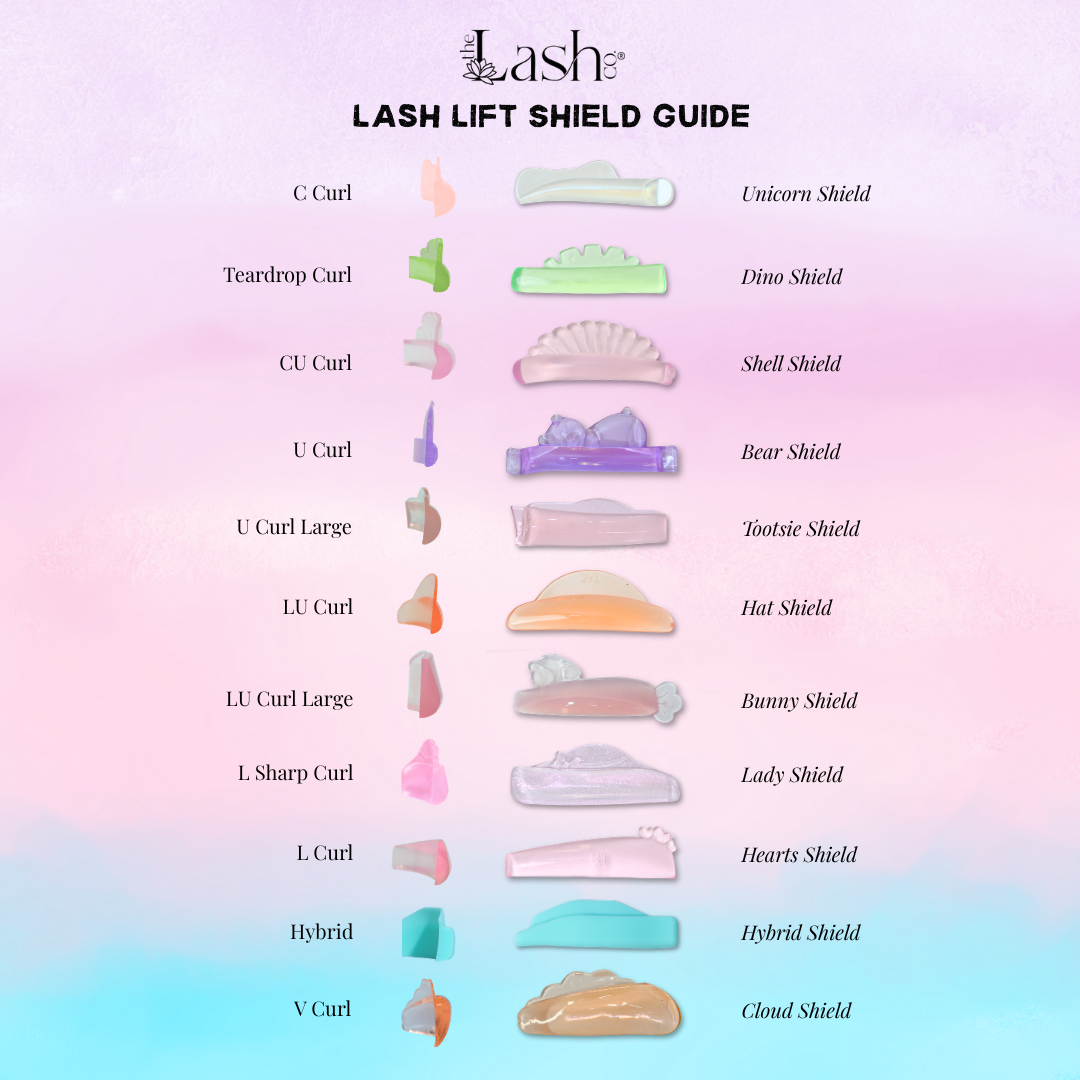 Bear Lash Lift Shields (U Curl)