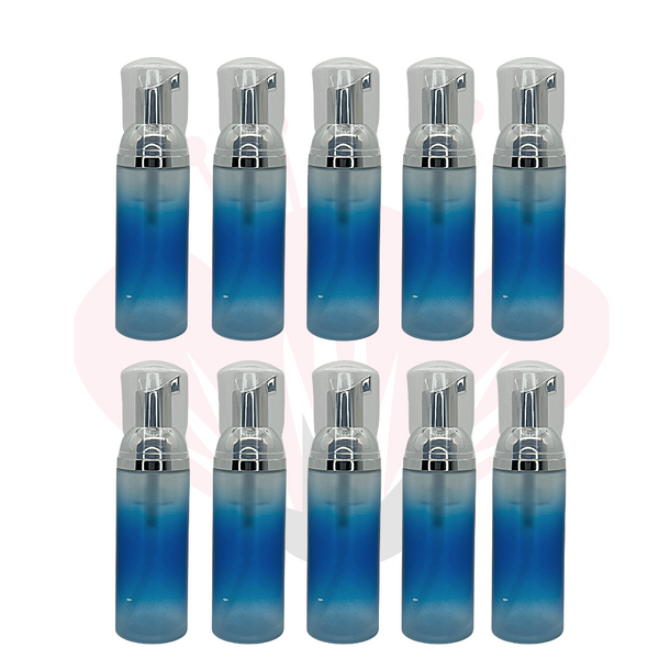 60ML Ombre Blue Foam Pump Bottles
