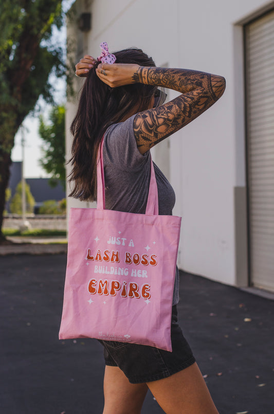 Lash Boss Canvas Tote