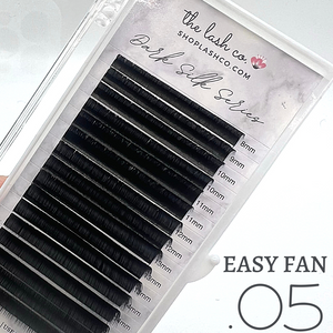 Easy Fan Dark Silk Volume Lash Trays - .05 Diameter