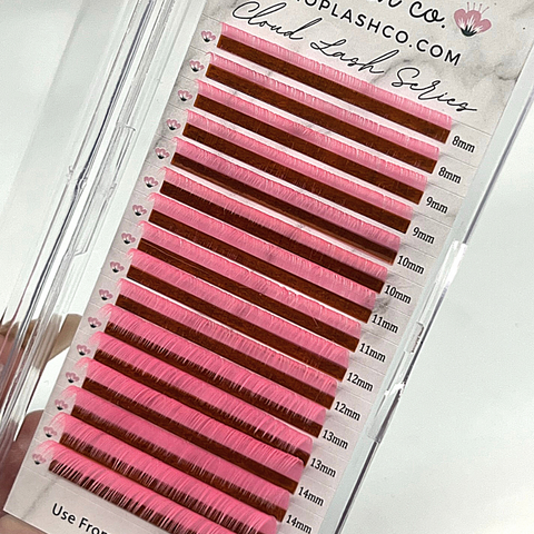 Single Length Fluff Trays – Pink Cloud Lash Artistry