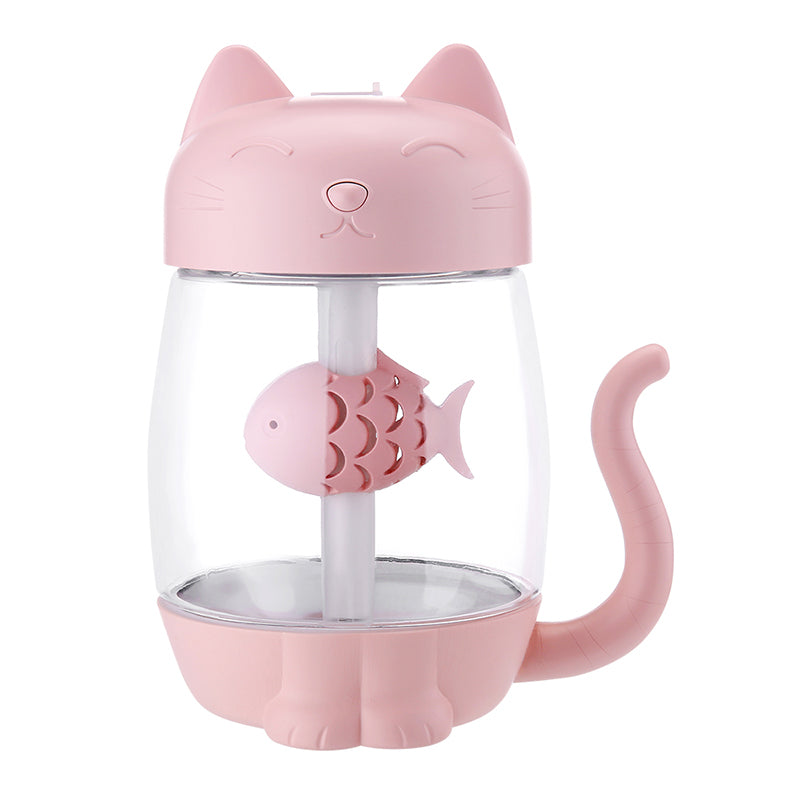 Humid Cat Best Humidifier for Bedroom | Mini Cat Humidifier + Fan | The Lash Co ...
