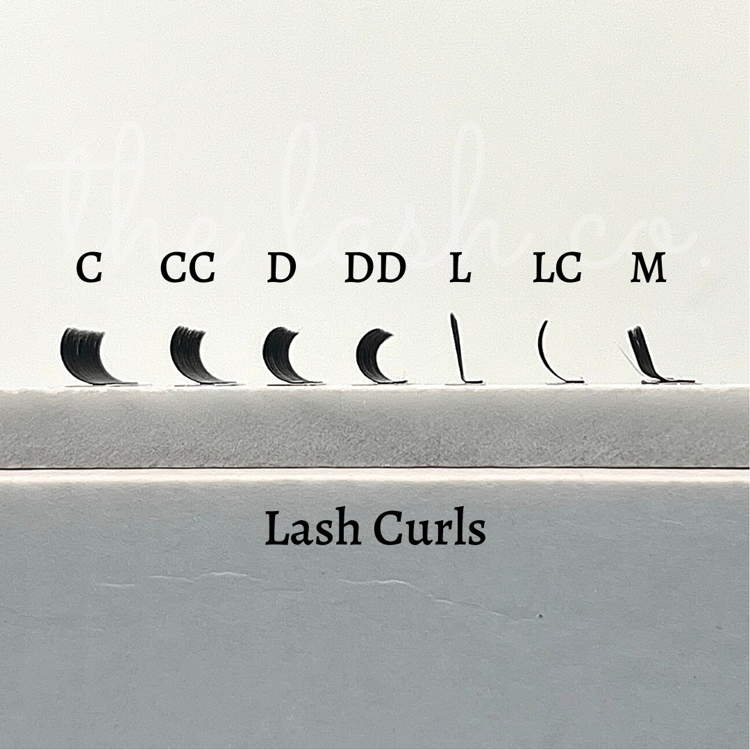 Dark Silk Volume Lash Trays - M Curl .05 Diameter