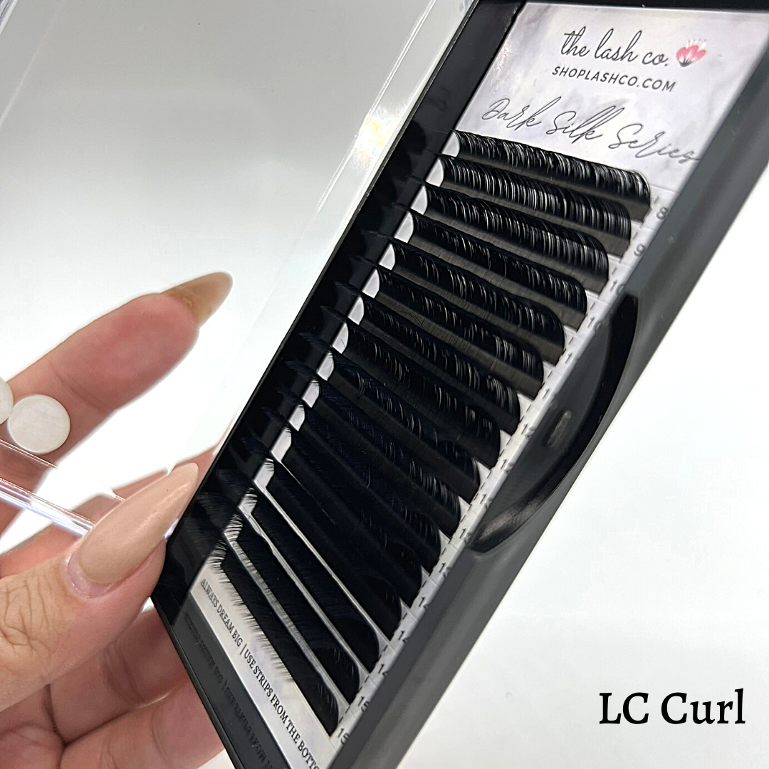 Dark Silk Volume Lash Trays - LC Curl