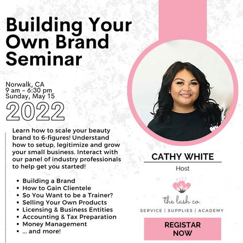 Build Your Own Brand Seminar on May 15, 2022 Sunday